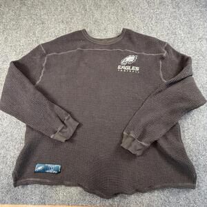 Philadelphia Eagles NFL Team Apparel Waffle Knit Sweatshirt 2X #1222